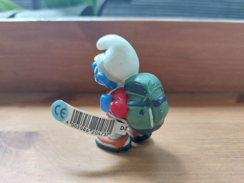 Bergwandelaar wandelaar smurf, Verzamelen, Smurfen, Ophalen of Verzenden, Zo goed als nieuw