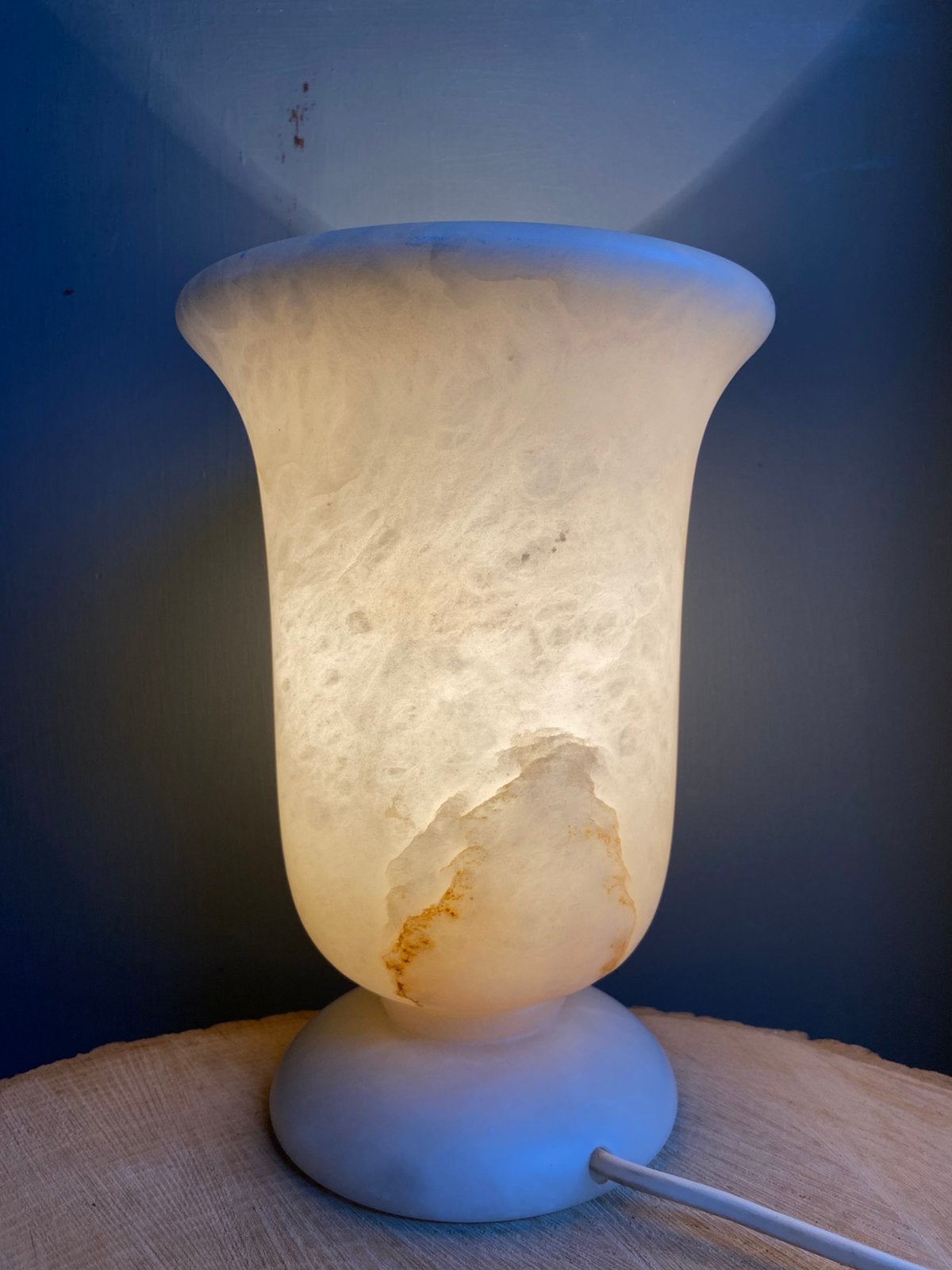 Aljuna Albast - Vintage Lamp - Spanje!, Vintage, 23 cm, Ophalen of Verzenden, Zo goed als nieuw