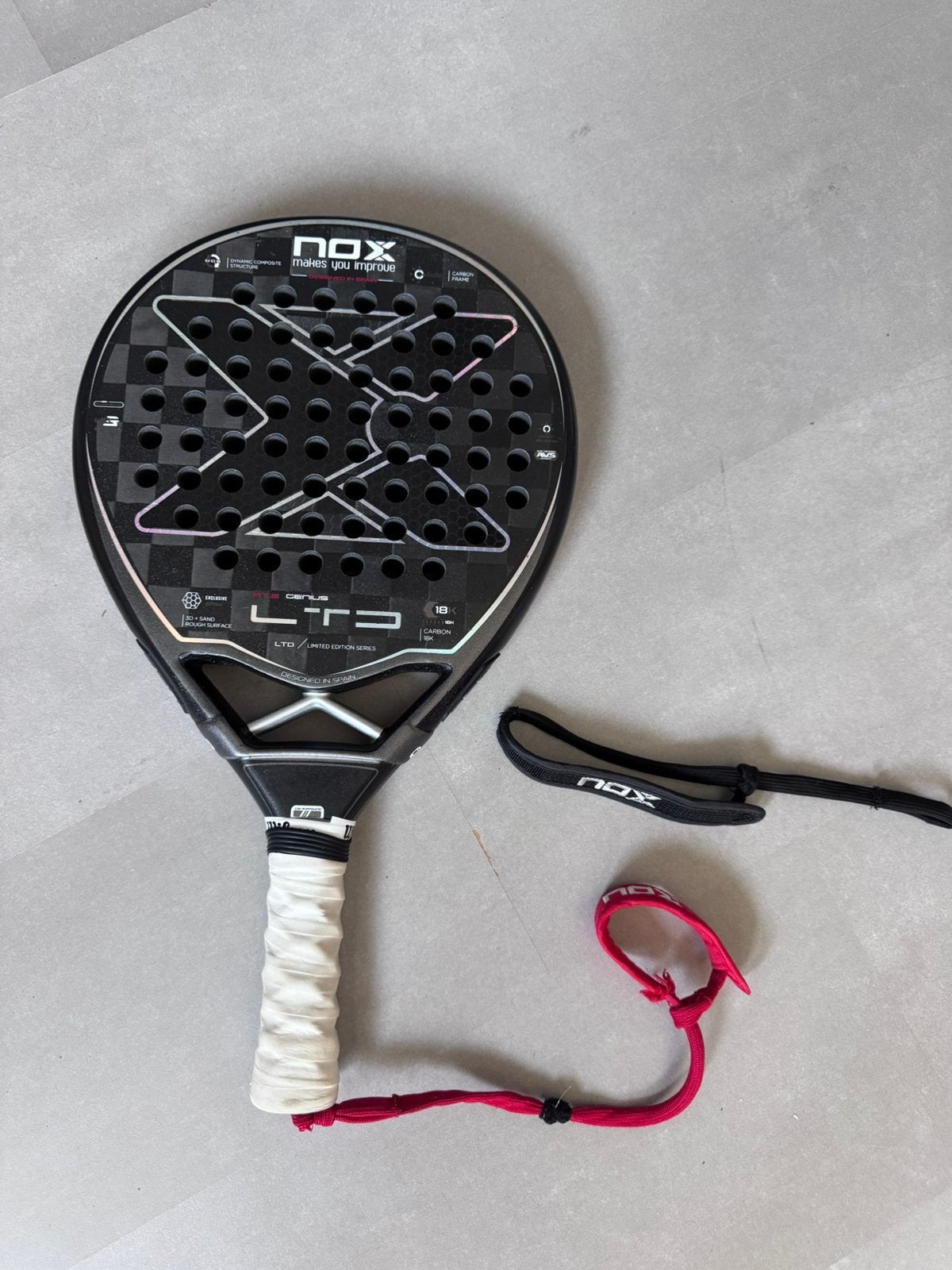 Nox AT10 Genius 18K + Hesacore grip. Limited edition serie, Ophalen, Gebruikt
