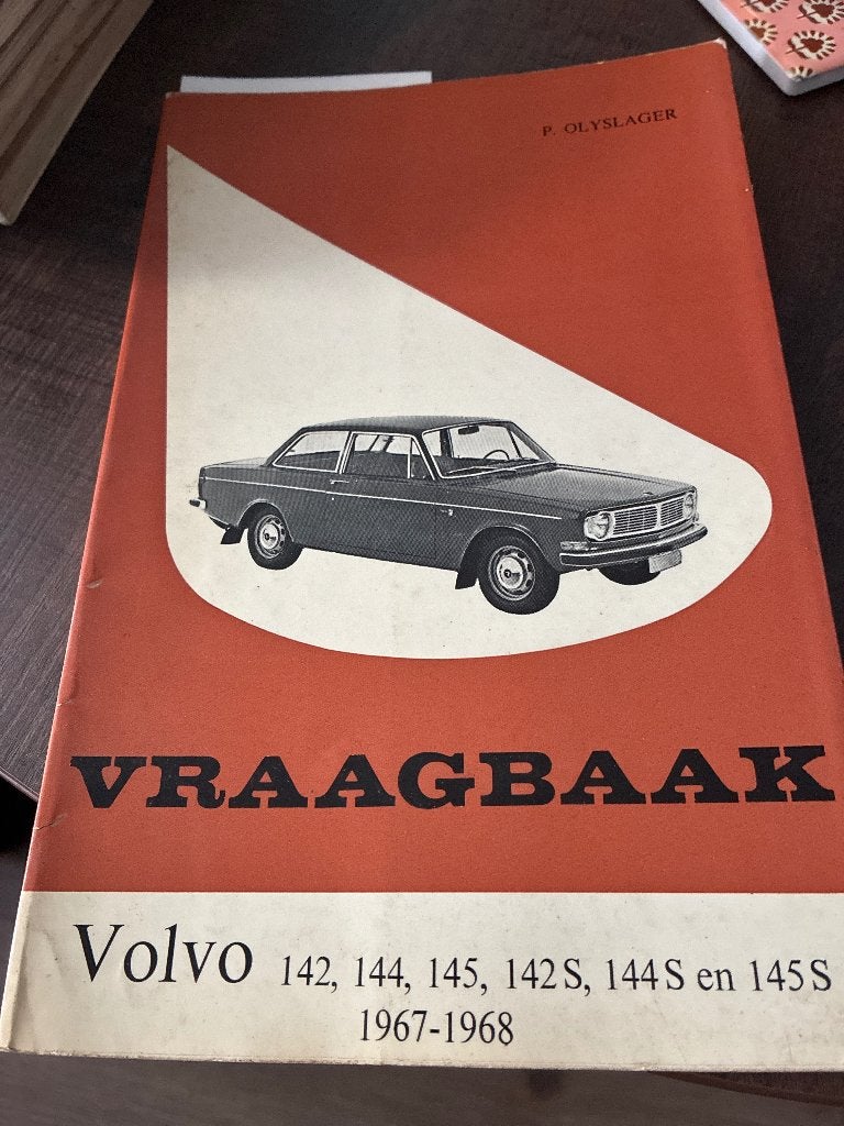 Vraagbaak volvo 1967-1968, Ophalen of Verzenden