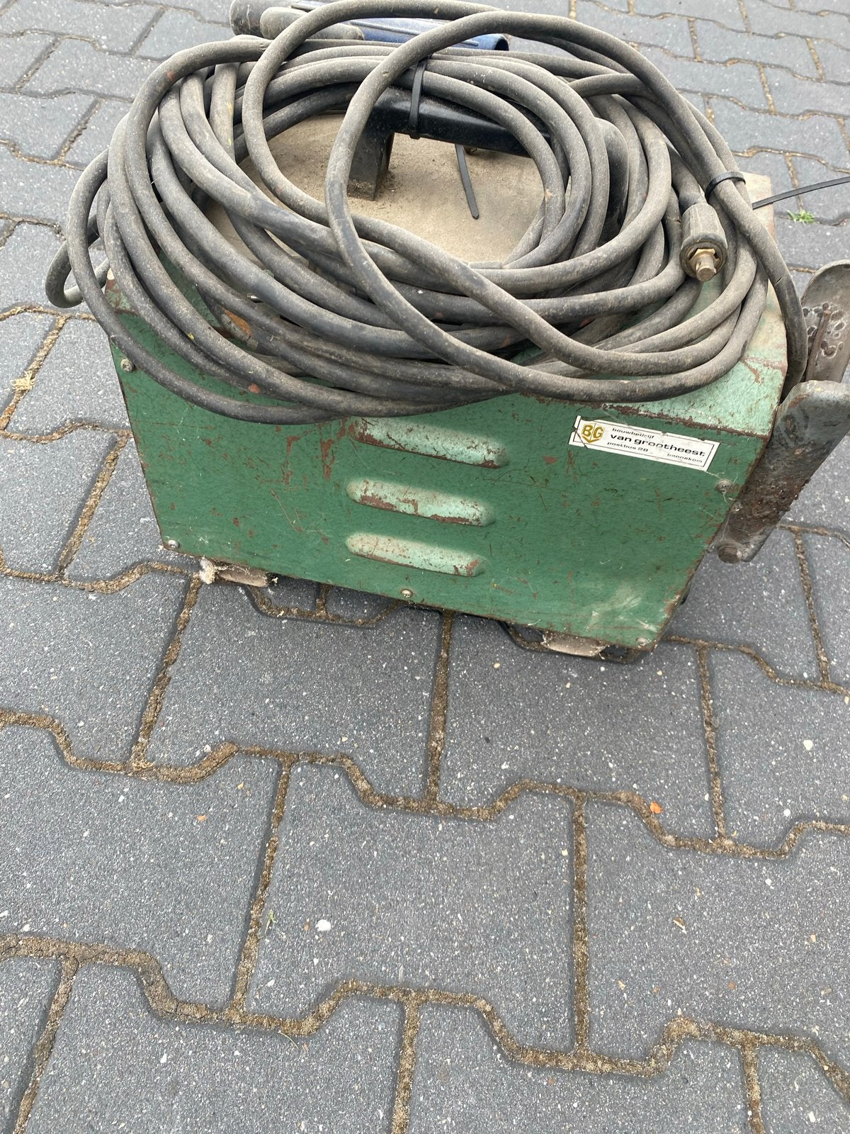 Hellas Lasapparaat - Technisch Bureau "Van Laar", Doe-het-zelf en Verbouw, Gereedschap | Lasapparaten, Ophalen, Gebruikt, 150 tot 250 ampère