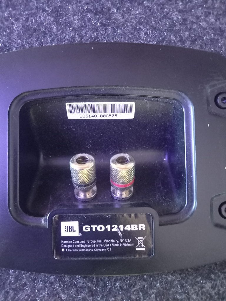 JBL GTO1214BR subwoofer 300W RMS, 150 watt of meer, Gebruikt, Ophalen of Verzenden, Subwoofer