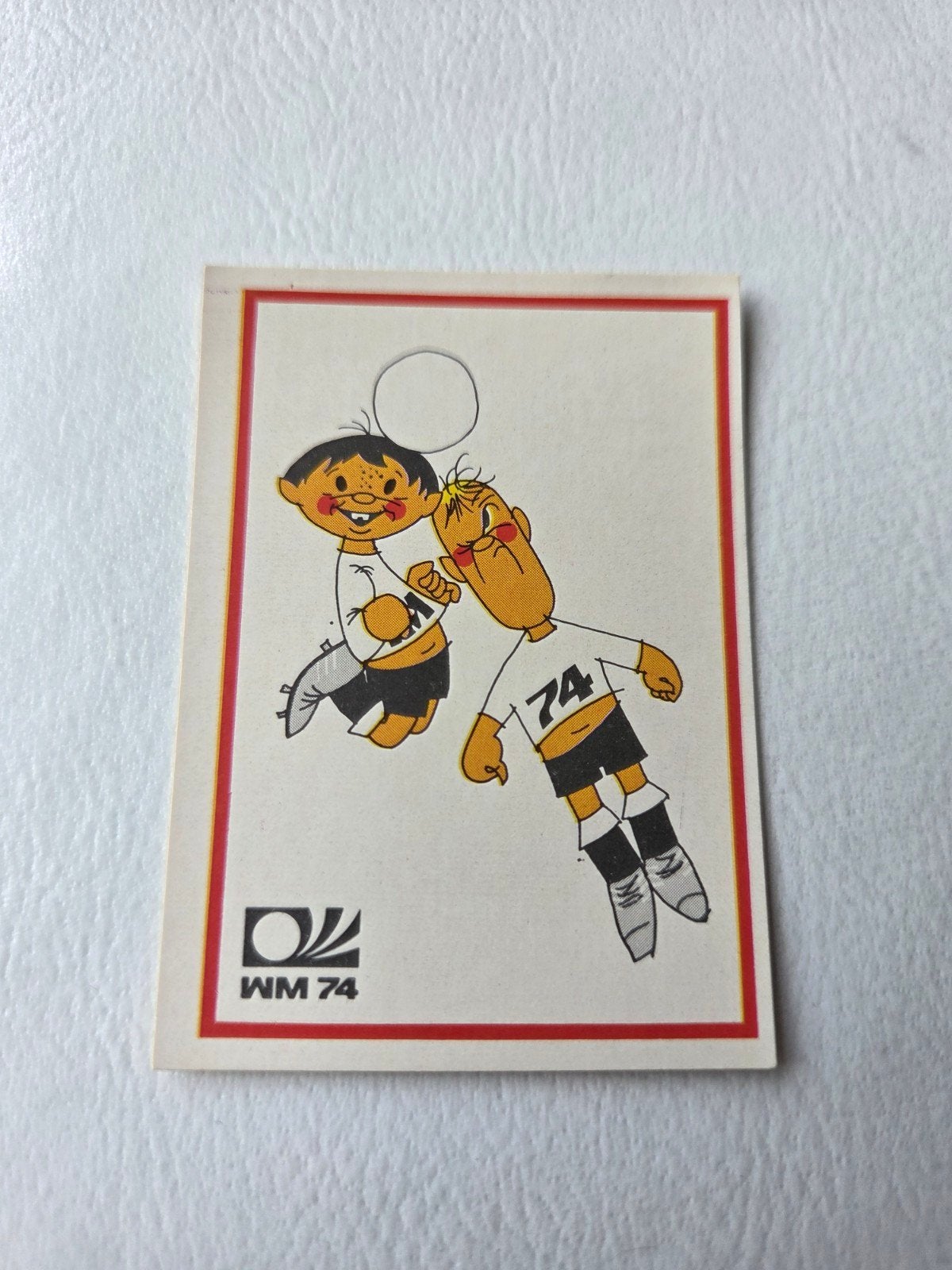 Panini WK 74, Ophalen of Verzenden, Zo goed als nieuw, Sticker