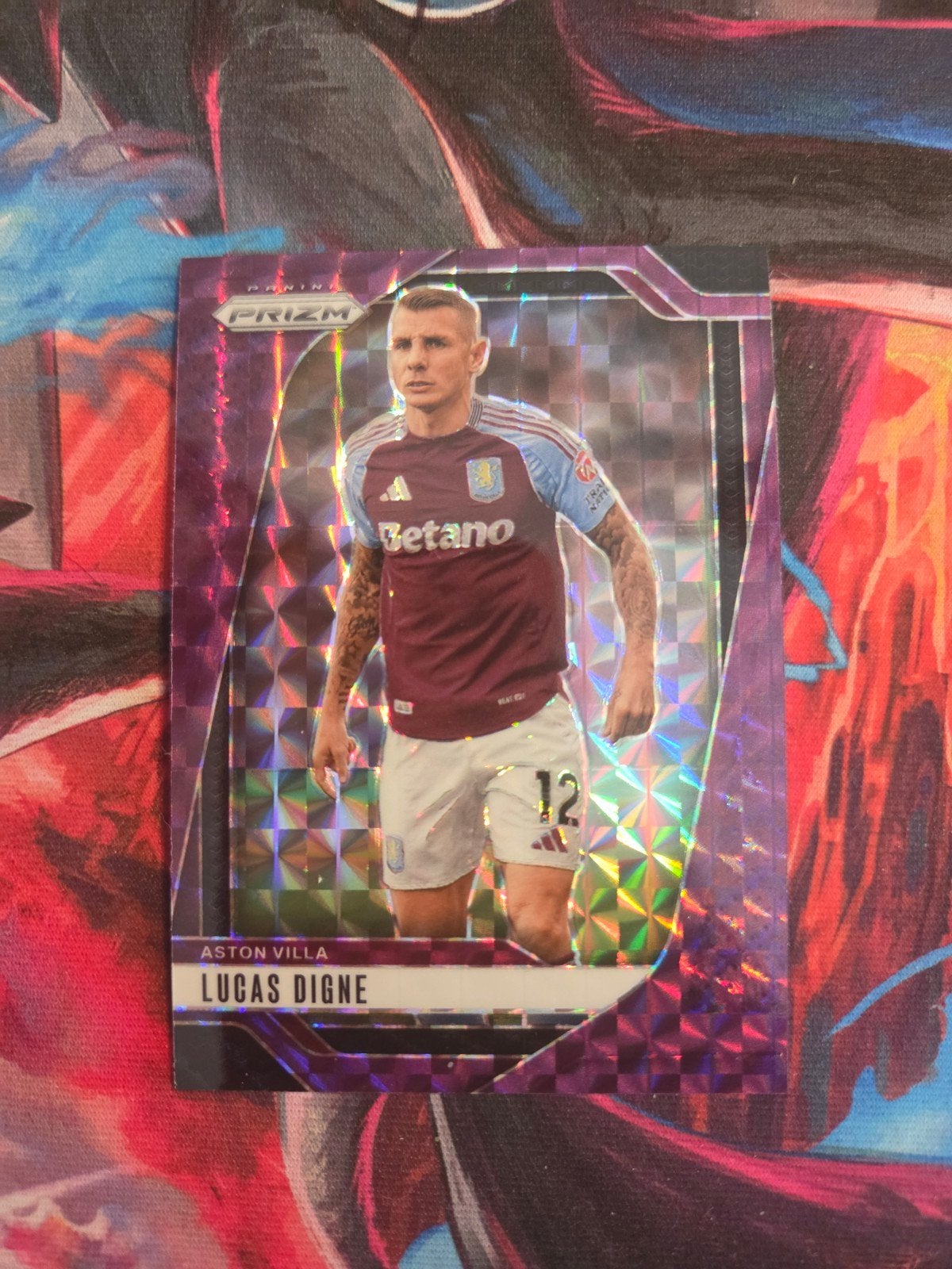 Panini Prizm Lucas Digne Aston Villa Voetbalkaart, Ophalen of Verzenden, Zo goed als nieuw, Buitenlandse clubs, Spelerskaart