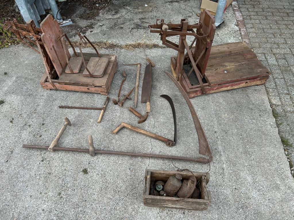 Antiek landbouwmateriaal, Antiek en Kunst, Antiek | Gereedschap en Instrumenten, Ophalen