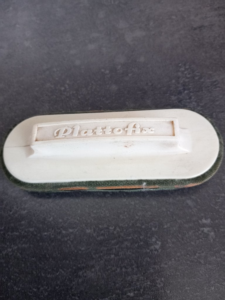 Platenborstel , oude Plattofix, Ophalen of Verzenden, Gebruikt, Overige instrumenten
