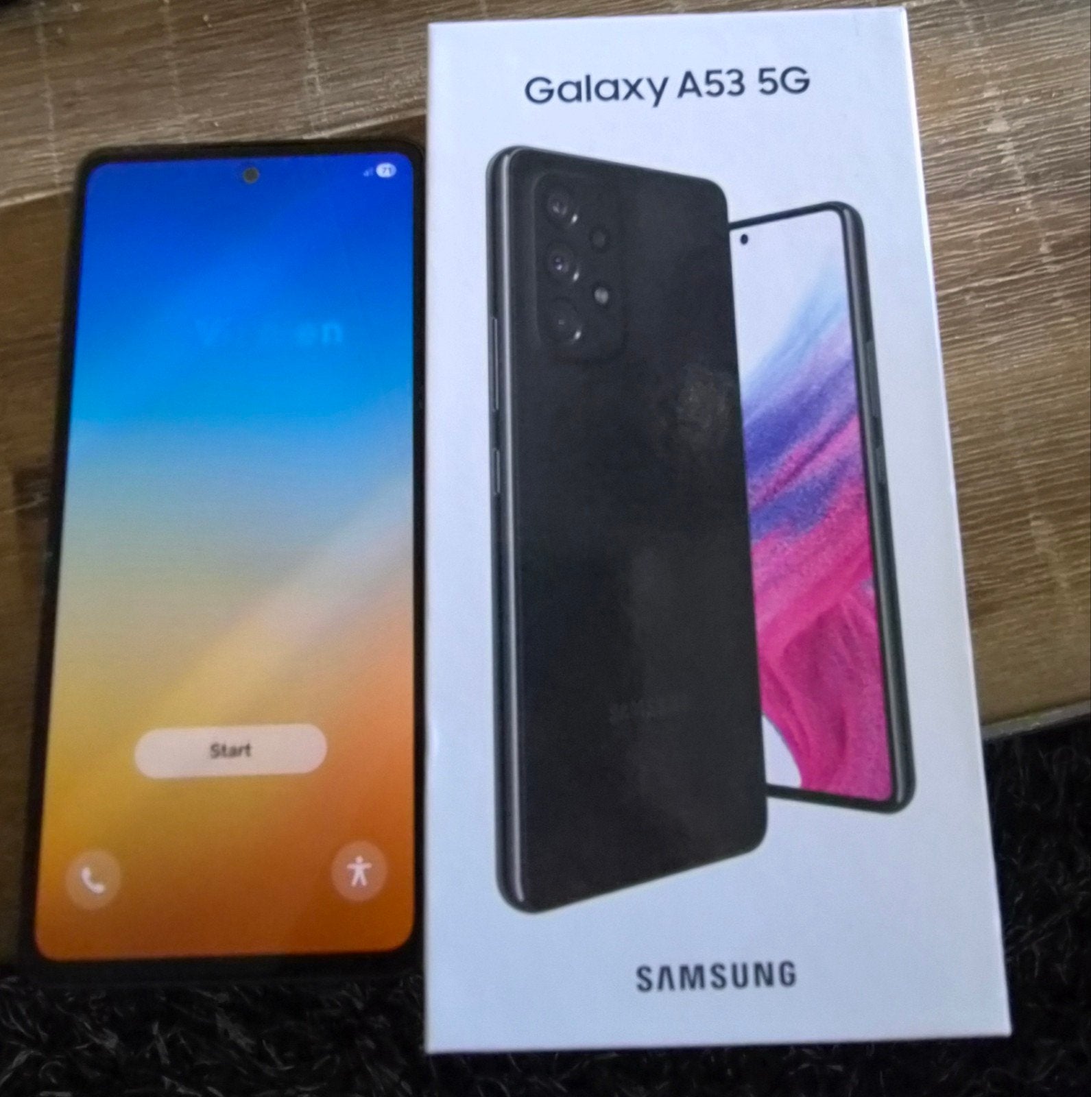 Samsung Galaxy A53 128GB zwart, Telecommunicatie, Ophalen, Zwart, Touchscreen, Zo goed als nieuw