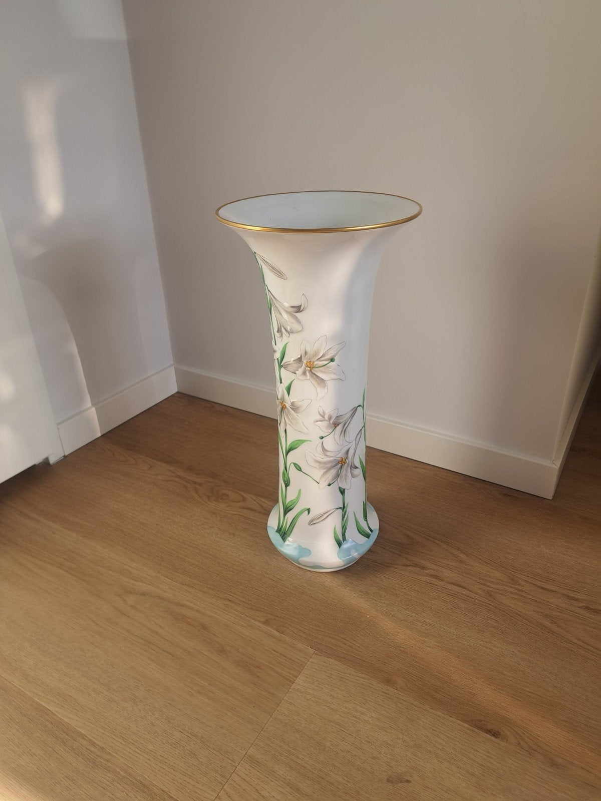 Exclusieve Herend Porselein Reuzenvaas "Kála" (Calla Lelie), Antiek en Kunst, Antiek | Keramiek en Aardewerk, Ophalen