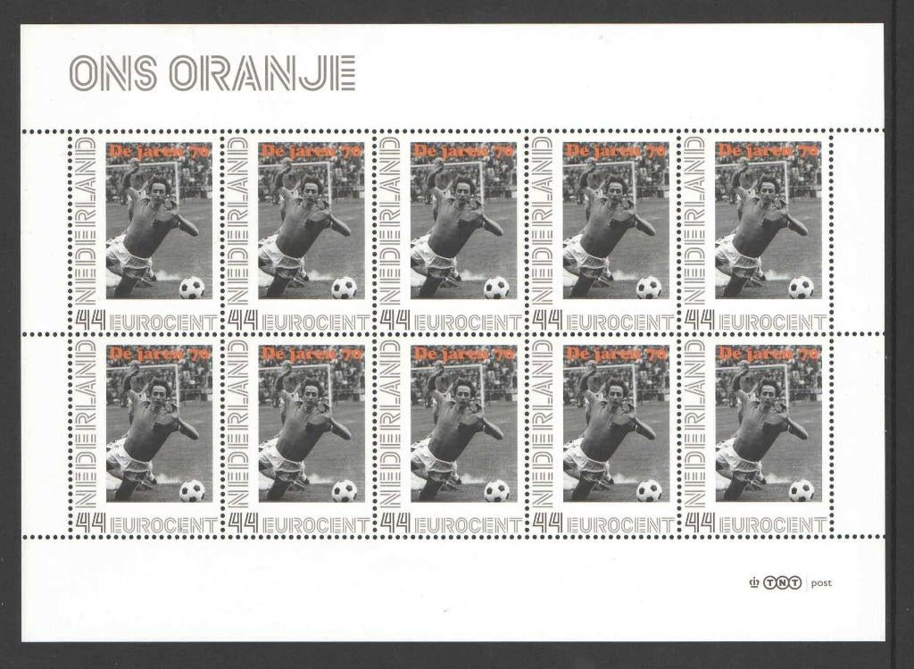 Nostalgie op Postzegels Jaren '70: Johan Cruijff, Ophalen of Verzenden, Na 1940, Postfris