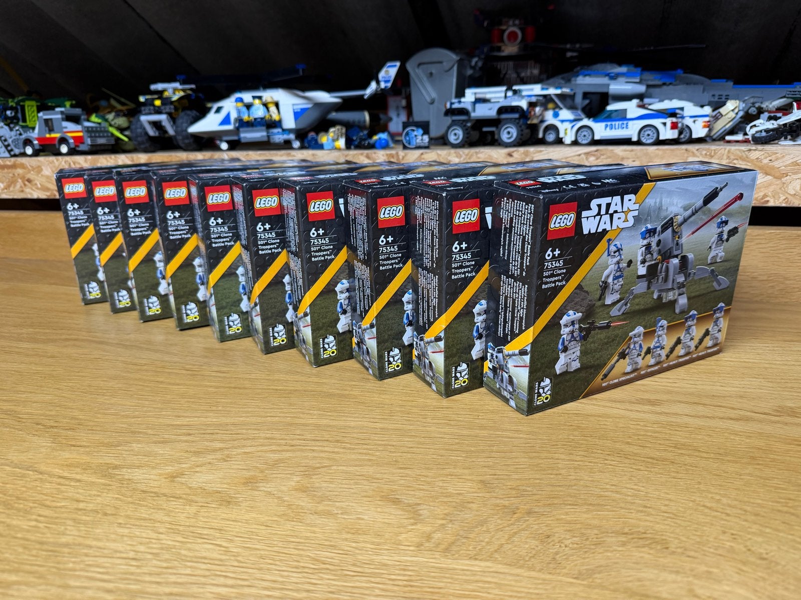 10x LEGO Star Wars 75345 501st Clone Troopers Battle Pack, Star Wars, Lego, Nieuw, Ophalen of Verzenden