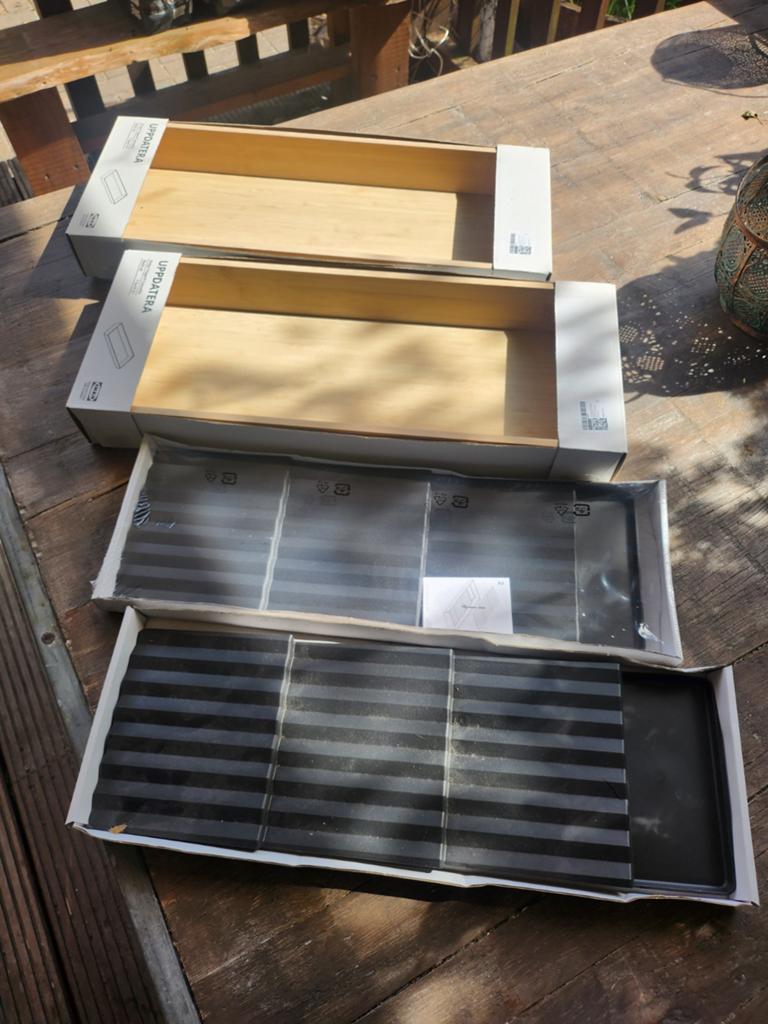 2x Nieuwe Ikea Uppdatera Kruidenrekken (20x50 cm), Huis en Inrichting, Overige typen, Hout, IKEA, Nieuw