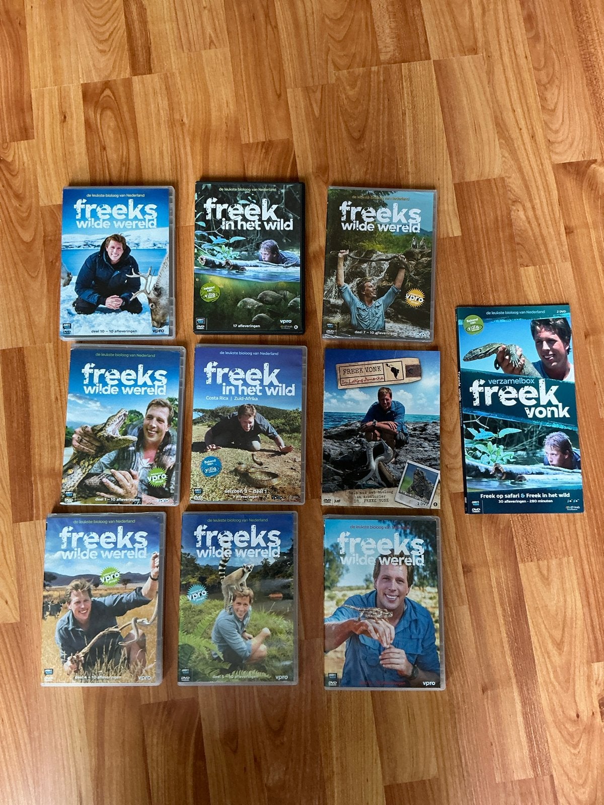 Freek Vonk DVD collectie - Wilde Wereld & In het Wild, Cd's en Dvd's, Dvd's | Kinderen en Jeugd, Documentaire, Alle leeftijden