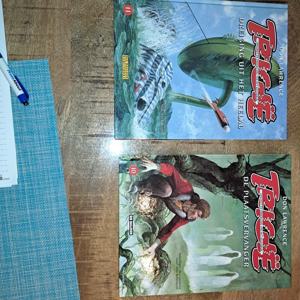 Twee gesigneerde hardcovers van Don Lawrence, Meerdere stripboeken, Ophalen of Verzenden, Zo goed als nieuw, Don Lawrence