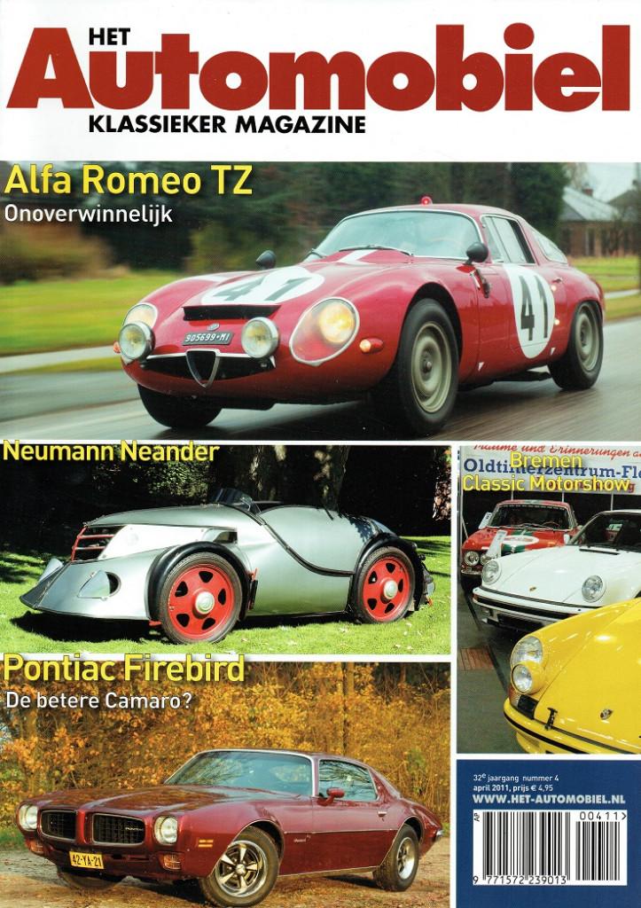 Het Automobiel 2011 nr. 4 (o.a. Alfa Romeo Giulia TZ), Boeken, Auto's | Folders en Tijdschriften, Gelezen, Algemeen, Verzenden