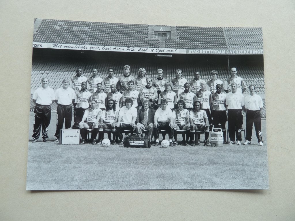 Selectiefoto.  Feyenoord.   1995/1996.   10 x 15 cm, Ophalen of Verzenden, Zo goed als nieuw, Feyenoord, Overige typen