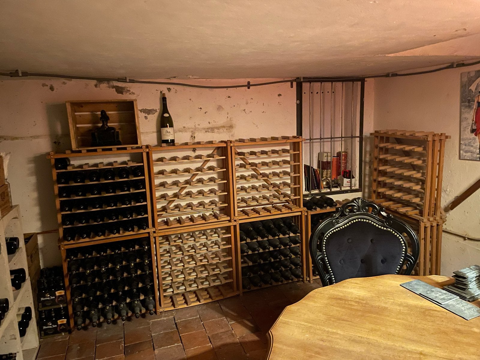 Exaro Beuken houten rekken  wijn of bier opslag wijnnissen, Ophalen of Verzenden, Gebruikt, Hout, 25 flessen of meer