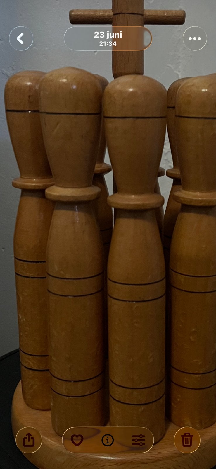 VINTAGE KEGELSPEL. —  HOUT., Ophalen of Verzenden