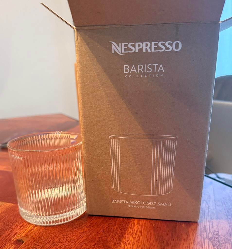 Nespresso - Barista glazen, Verzamelen, Glas en Borrelglaasjes, Ophalen of Verzenden, Nieuw, Overige typen
