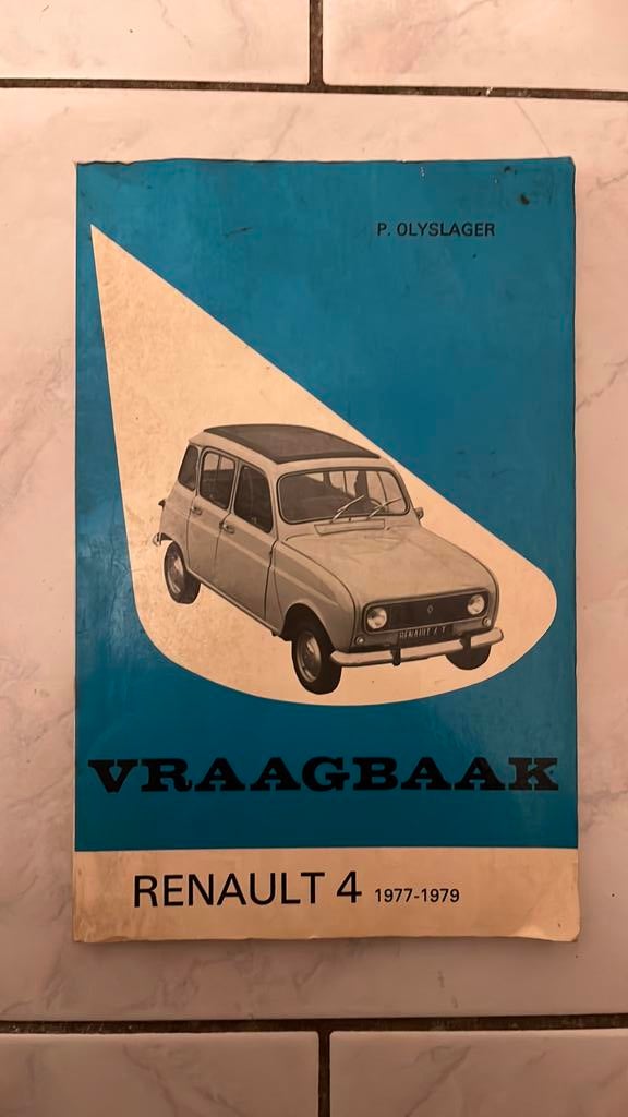 Te koop Vraagbaak RENAULT 4 1977-1979, Ophalen of Verzenden