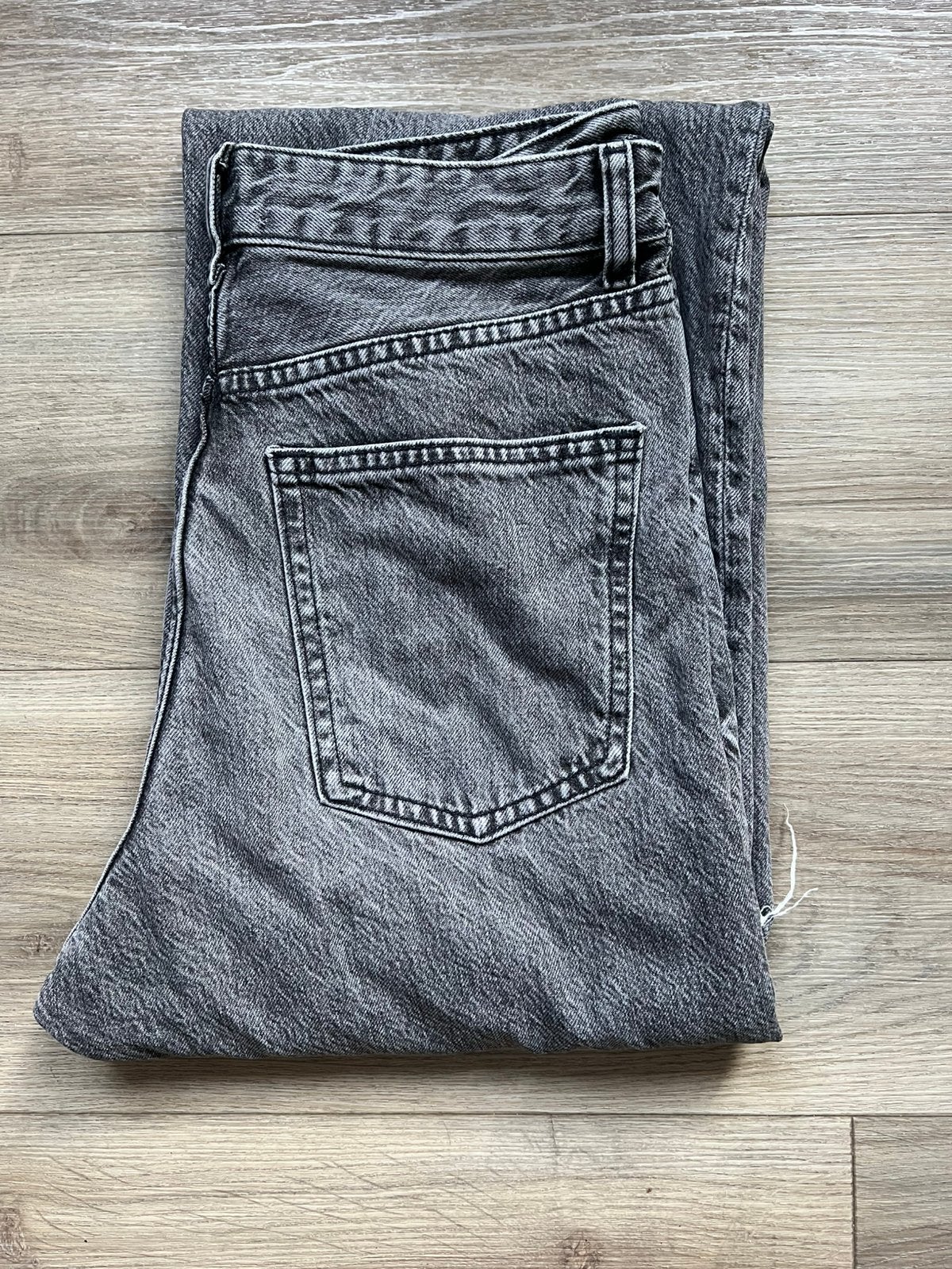 Zara jeans grijs wijde rafel pijp maat M, Kleding | Dames, Ophalen of Verzenden, Zo goed als nieuw, Grijs, W30 - W32 (confectie 38/40)