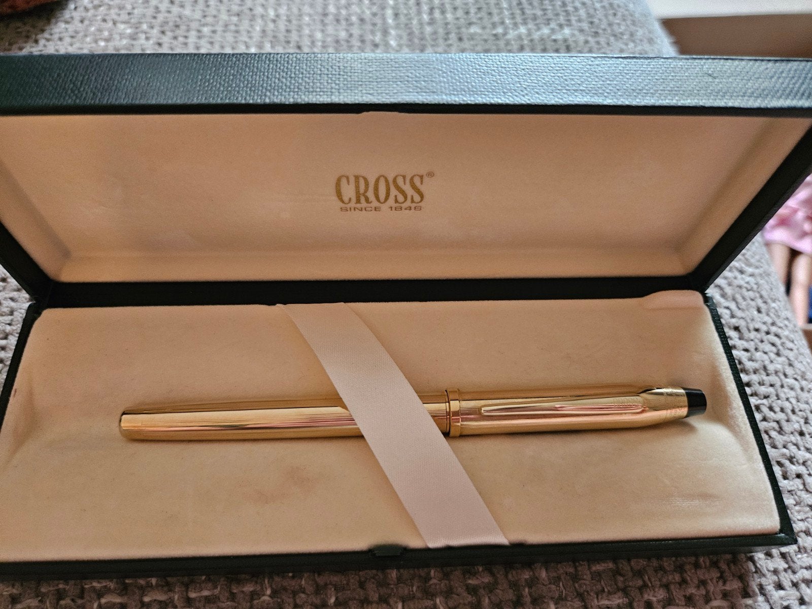 Cross Classic Century Rollerball Pen Goud, Verzamelen, Pennenverzamelingen, Cross, Overige typen, Met doosje, Ophalen of Verzenden