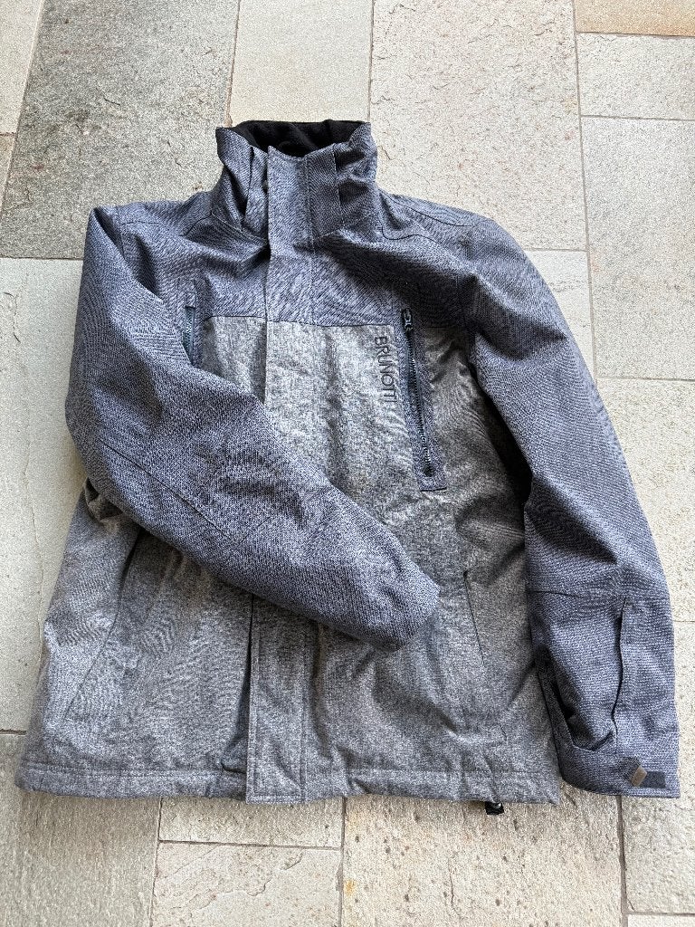 Winterjas heren, Ophalen, Brunotti, Maat 56/58 (XL), Grijs