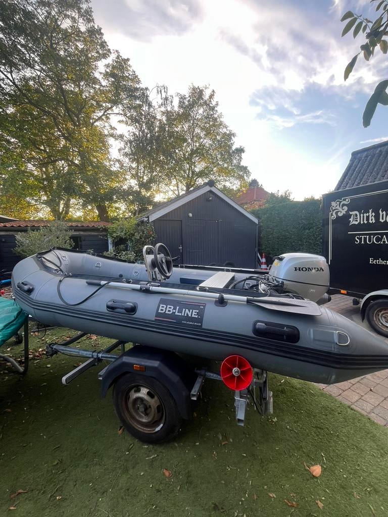 Rubberboot 20pk honda, Kinderen en Baby's, Ophalen, Zo goed als nieuw