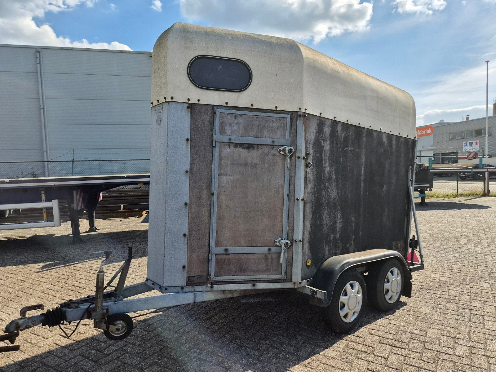 Paardentrailer, Ophalen, Gebruikt, Hout