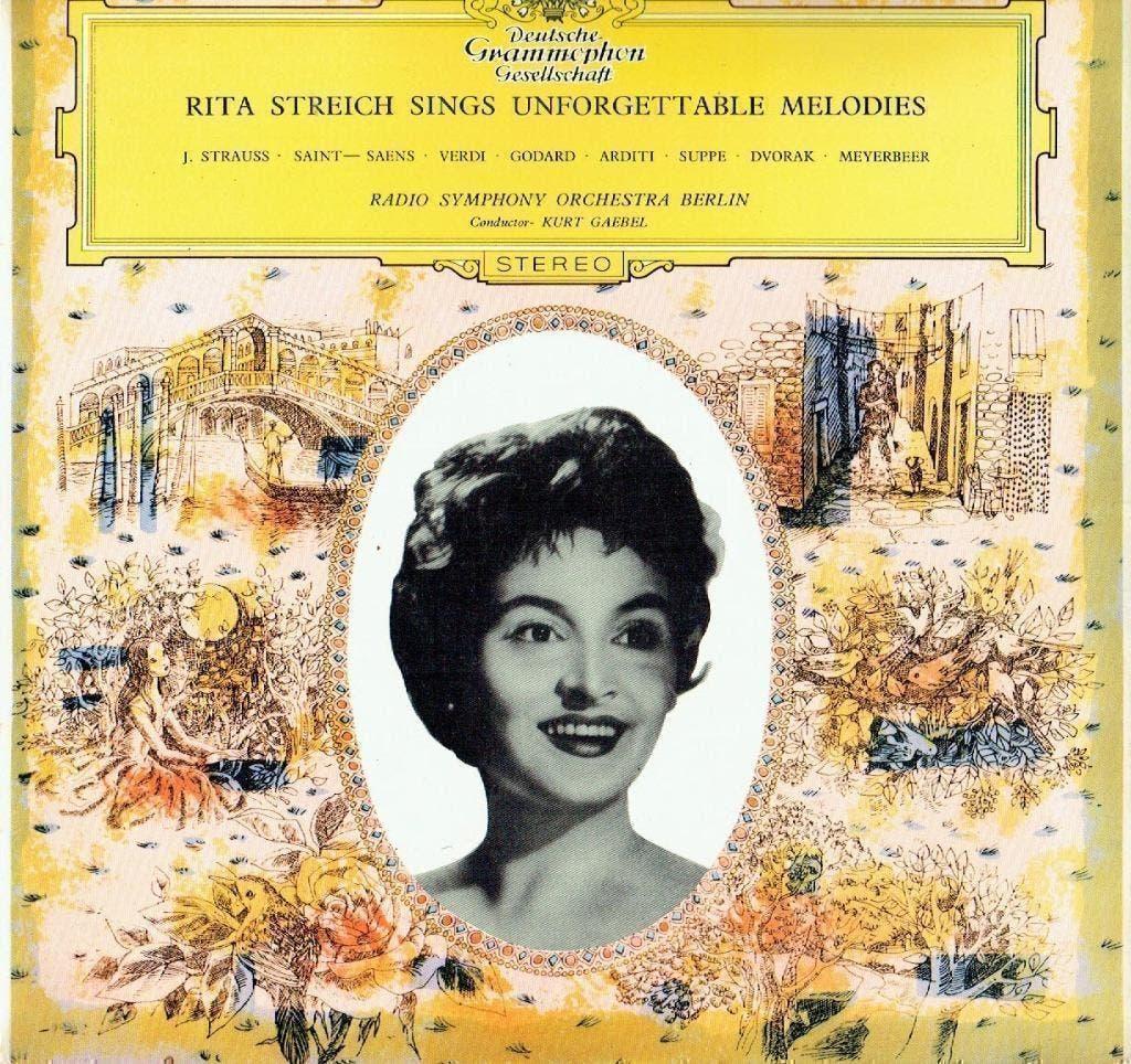 Rita Streich - Sings Unforgettable Melodies, Kamermuziek, Ophalen of Verzenden, Zo goed als nieuw, 12 inch