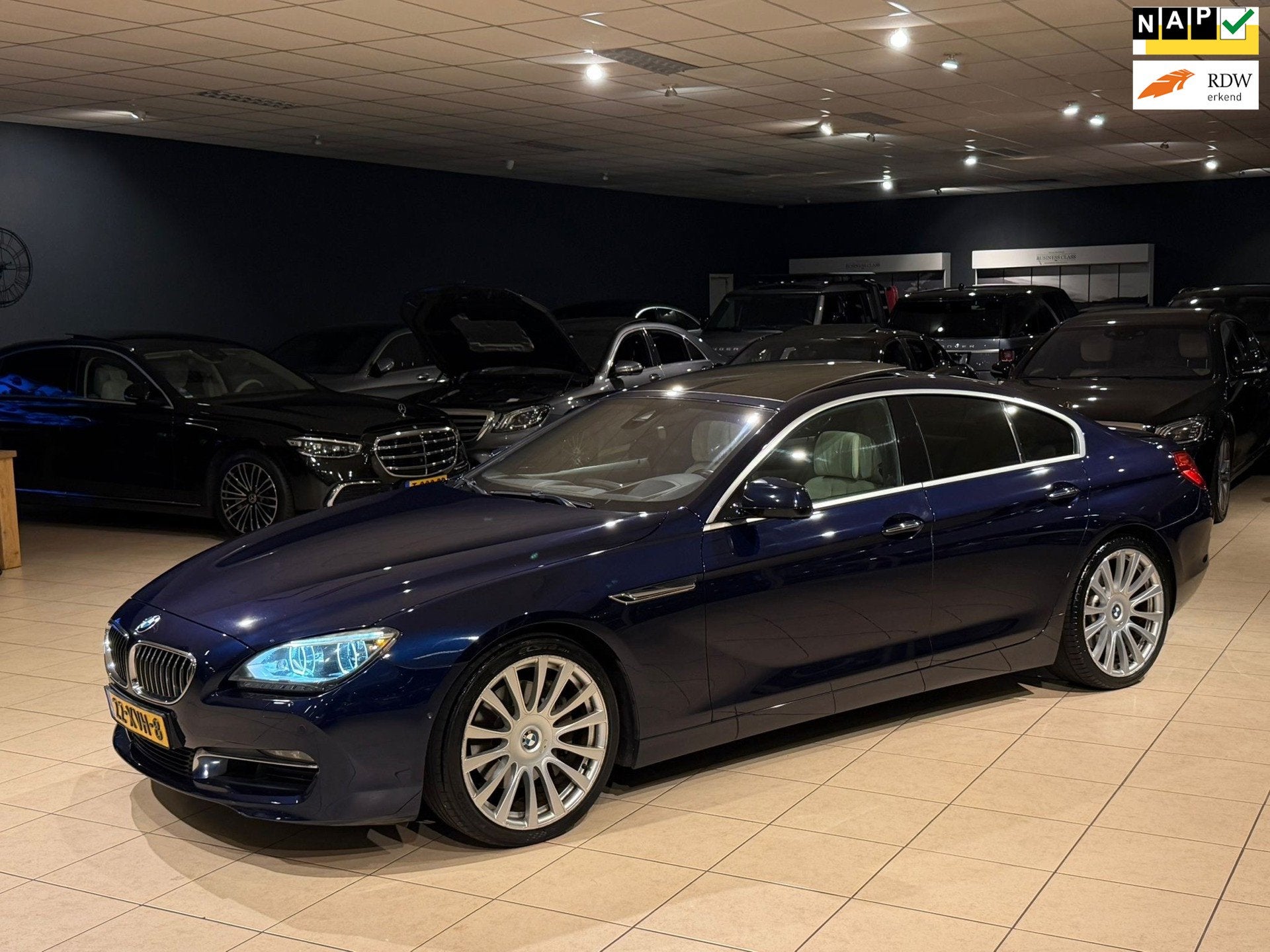 BMW 6-serie Gran Coupé 640i High Executive/Individual/ACC/H, Achterwielaandrijving, Beige, Bedrijf, 6 cilinders