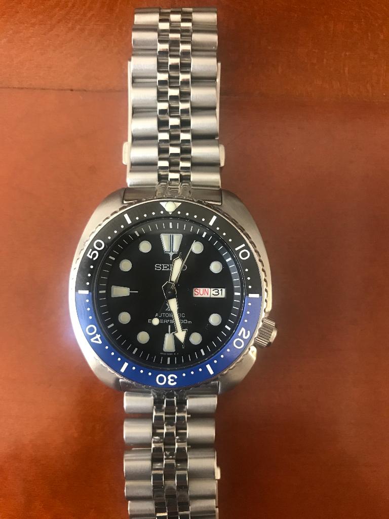 Seiko  SRP Turtle Prospex Marine Master Pepsi en Batman uitv, Sieraden, Tassen en Uiterlijk, Horloges | Heren, Zo goed als nieuw