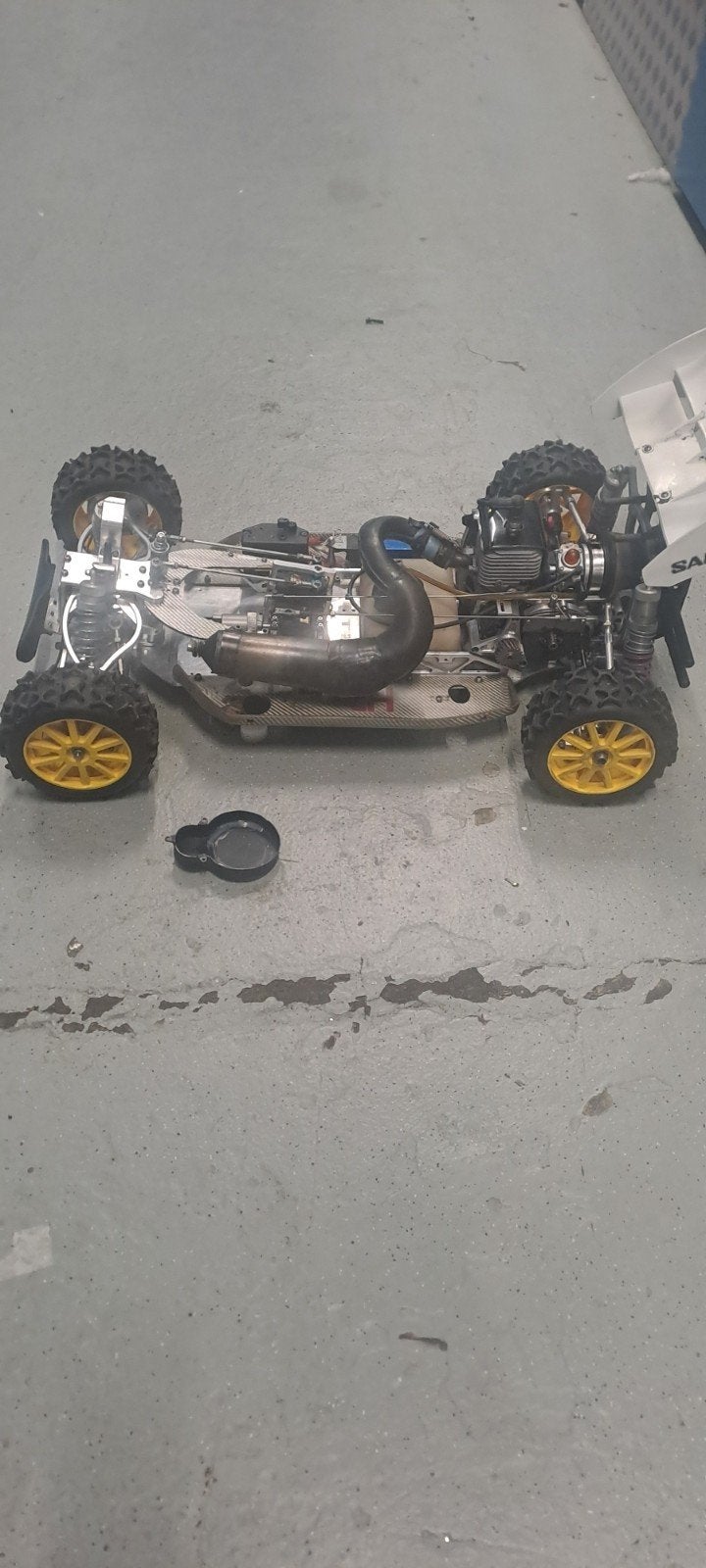 elcon mmx mis alleen groote tandwiel vol alu/luchtremen enz, Ophalen of Verzenden, Auto