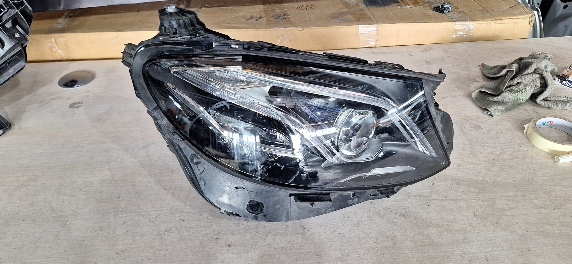 Mercedes-Benz E W213 Koplamp, Gebruikt, -, Ophalen of Verzenden, -