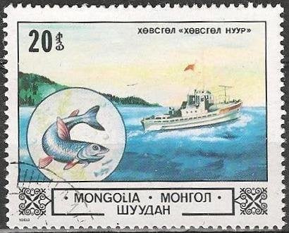 Schip uit Mongolië XXX. ADV. no.27 V., Verzenden, Postfris, Overige thema's