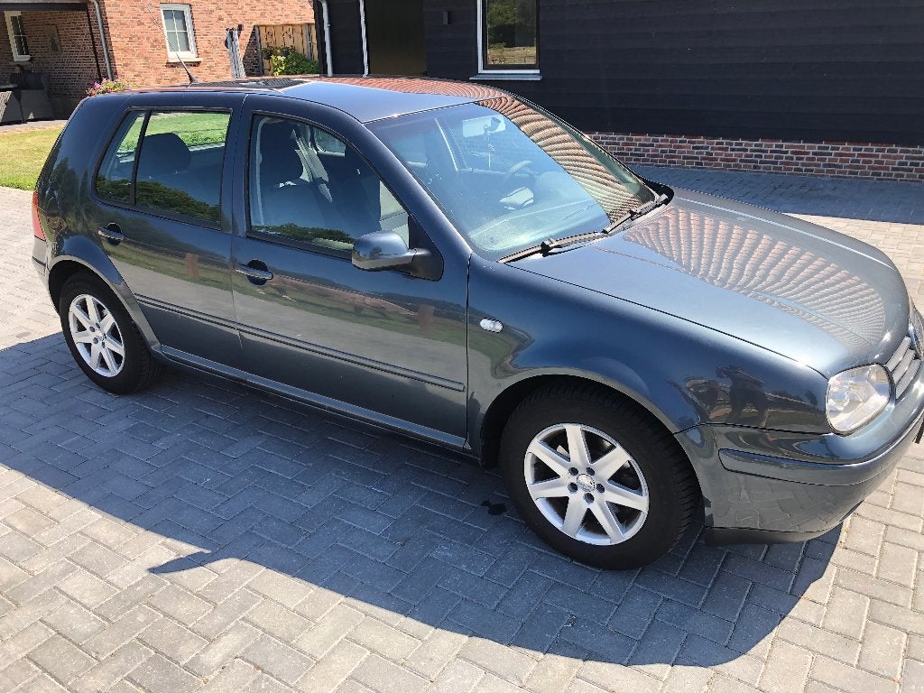 Volkswagen Golf 1.6 81KW FSI 5D 2003 Blauw, Auto's, Voorwielaandrijving, 1131 kg, Stof, Zwart