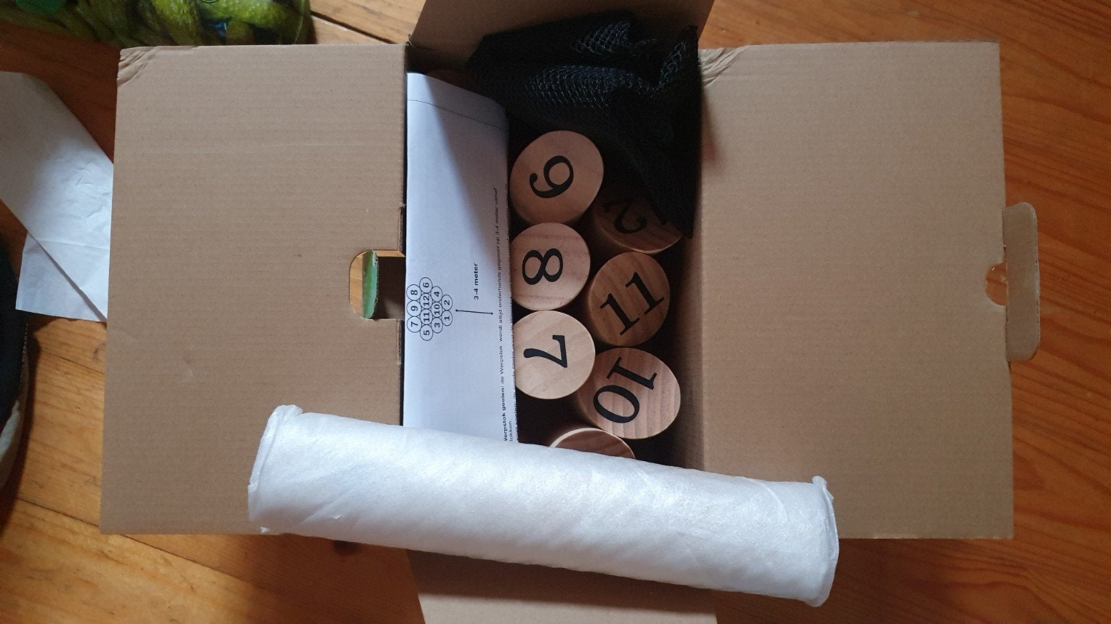 Kubb met getallen - Buitenspel voor het hele gezin, Ophalen of Verzenden, Nieuw