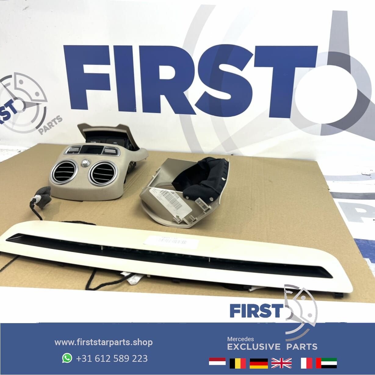 W205 STUURKOLOM KAP Mercedes C Klasse 2014-2018 INTERIEUR BE, Gebruikt, -, Ophalen of Verzenden, -