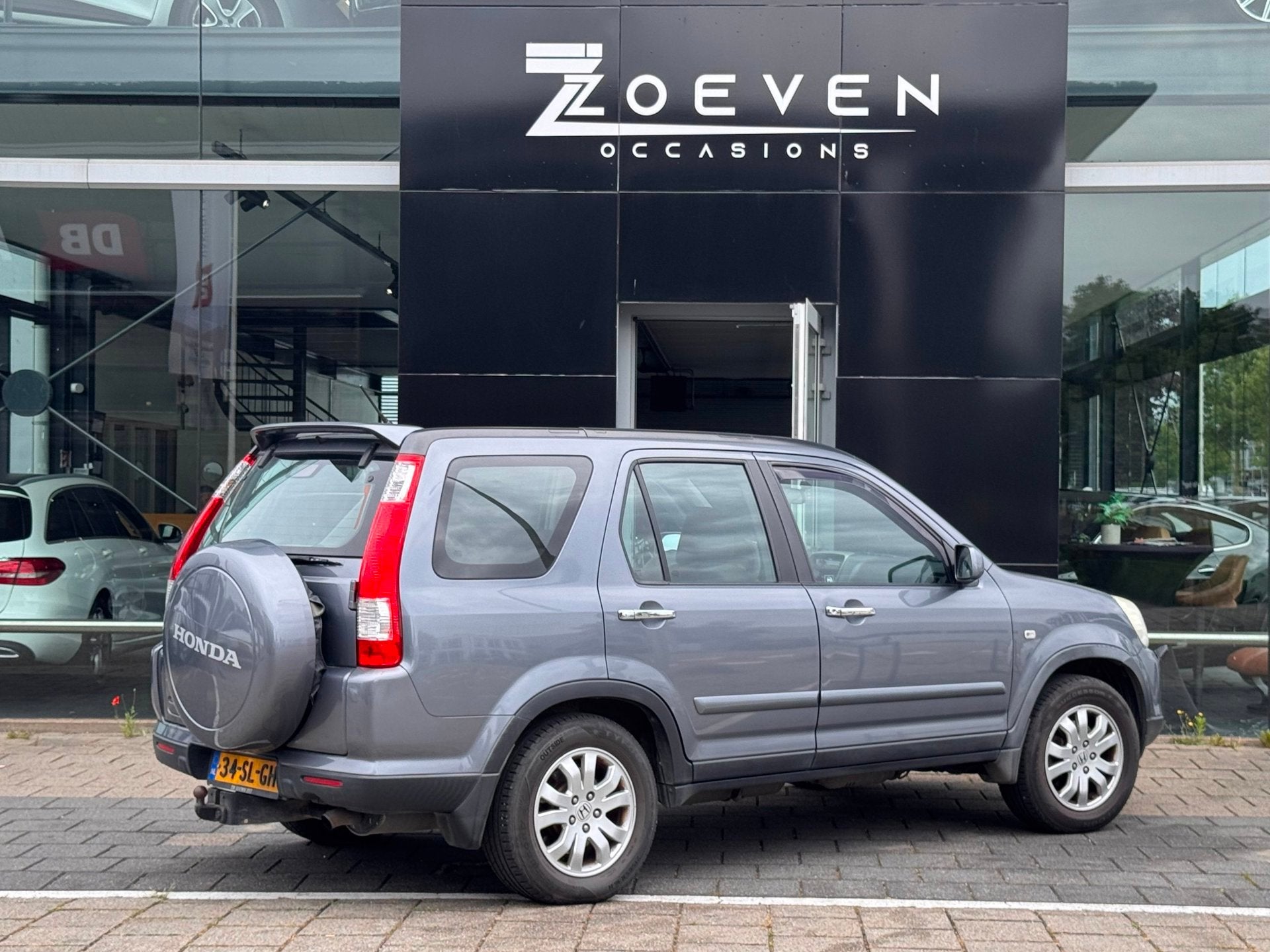 Honda CR-V 2.2D Comfort Export!, Auto's, Honda, Gebruikt, Zwart, 4 cilinders, Origineel Nederlands