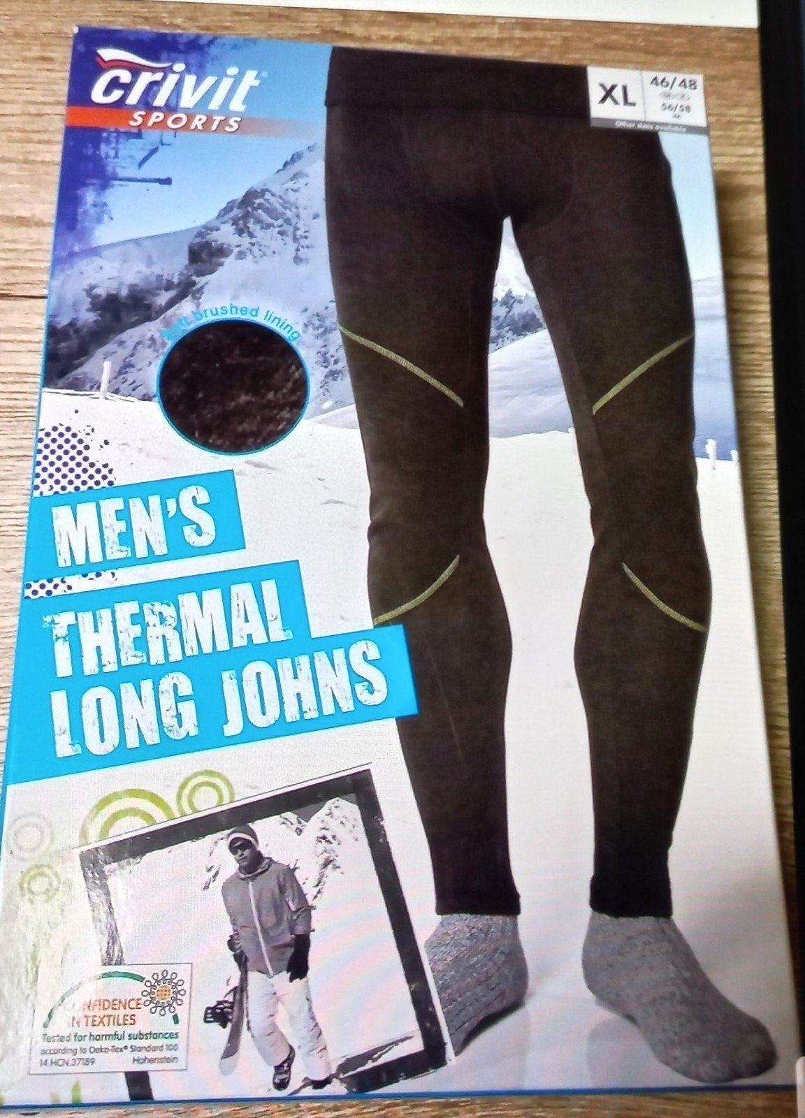 Crivit Sports Heren Thermisch Ondergoed - Lange Onderbroek, Broek, Ophalen of Verzenden, Crivit Sports, Maat 56/58 (XL)