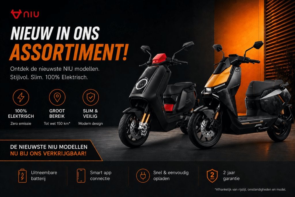 NIU Elektrische Scooter | NIEUW  | Direct Leverbaar | Dealer, Elektrisch, Nieuw, Ophalen of Verzenden