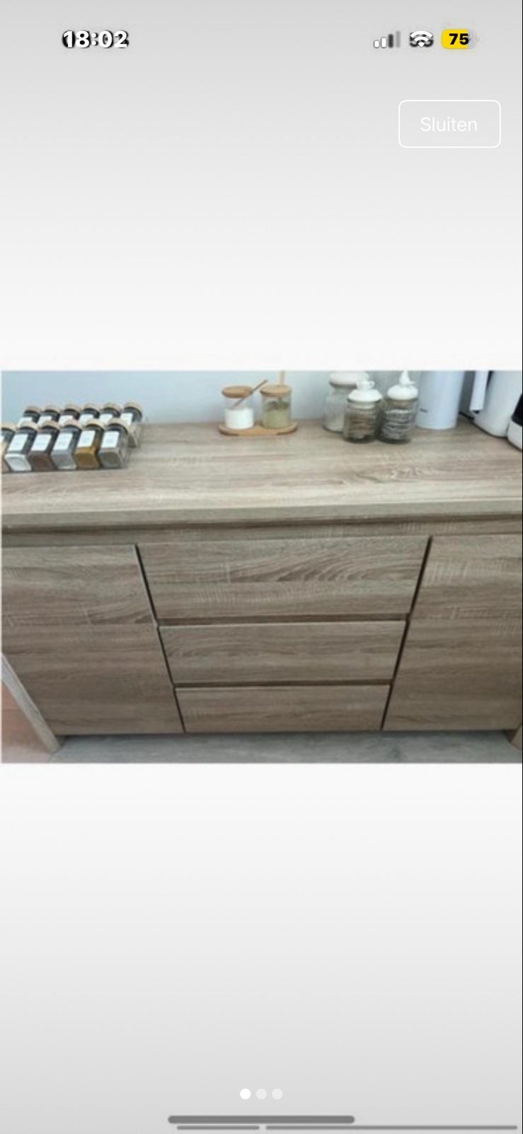 Nieuwe dressior te koop - Ophalen in Hilversum, Ophalen, 100 tot 150 cm, Nieuw, Met lade(s)