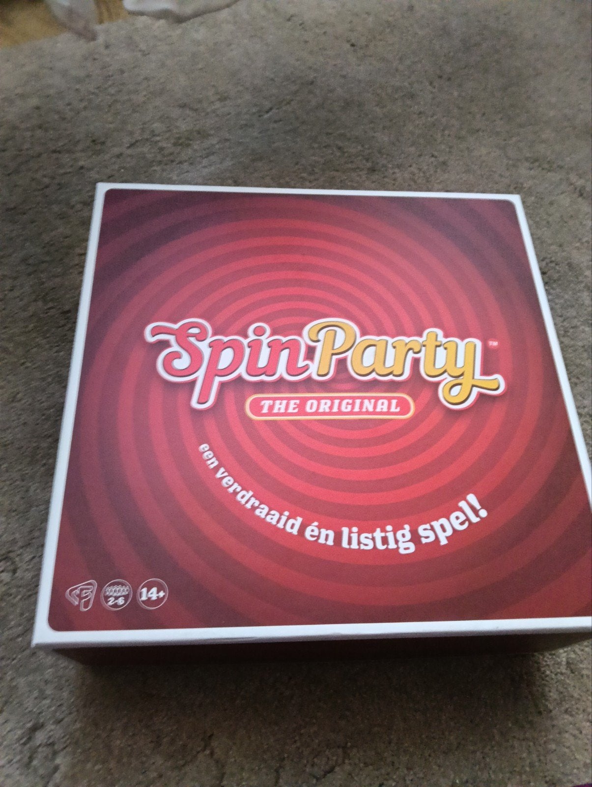 Spin Party: The Original - Een Verdraaid en Listig Spel!, Drie of vier spelers, Ophalen of Verzenden, Zo goed als nieuw