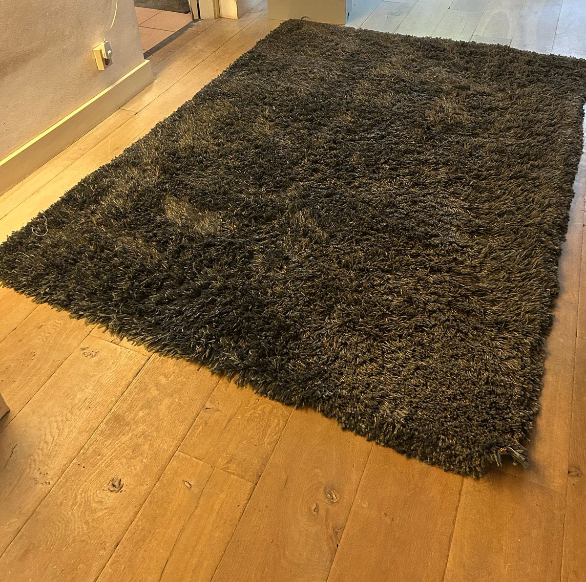 Hoogpolig tapijt IKEA 200x300 cm - Goede kwaliteit, Ophalen, Gebruikt, 200 cm of meer, Grijs