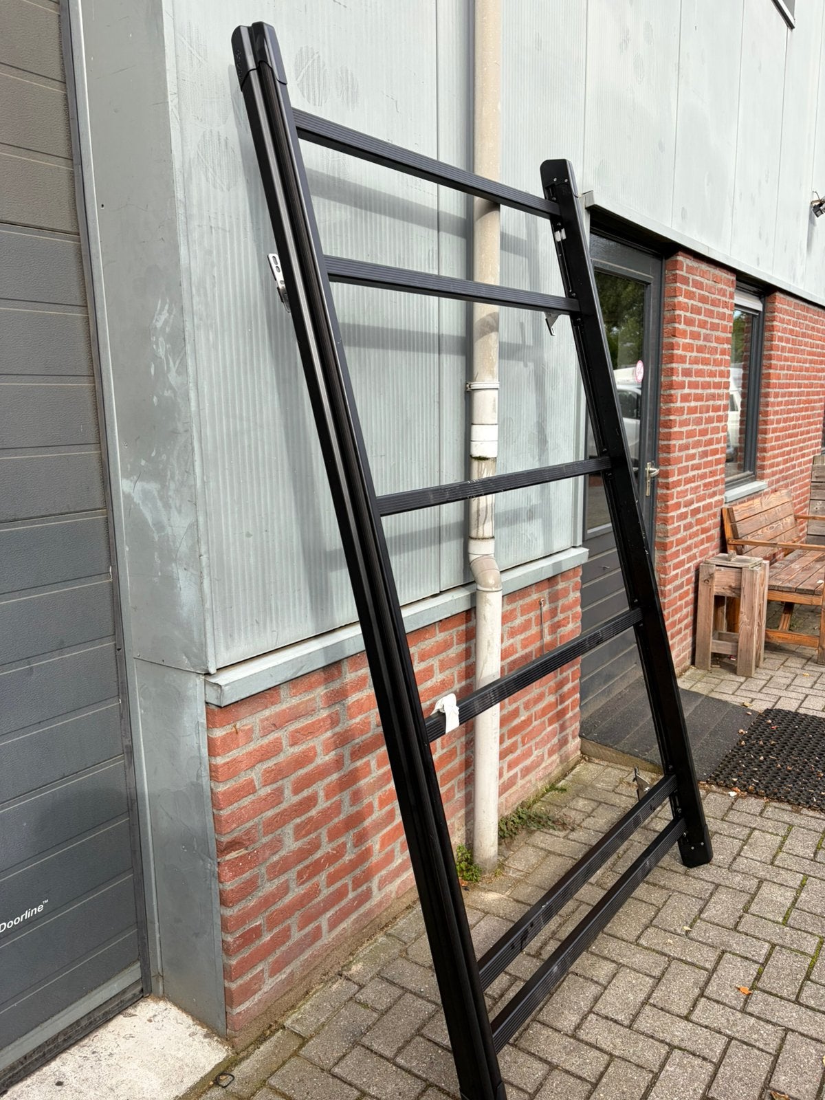 Imperiaal 230 lang 130 breen aluminium verstelbaar, Ophalen, Zo goed als nieuw
