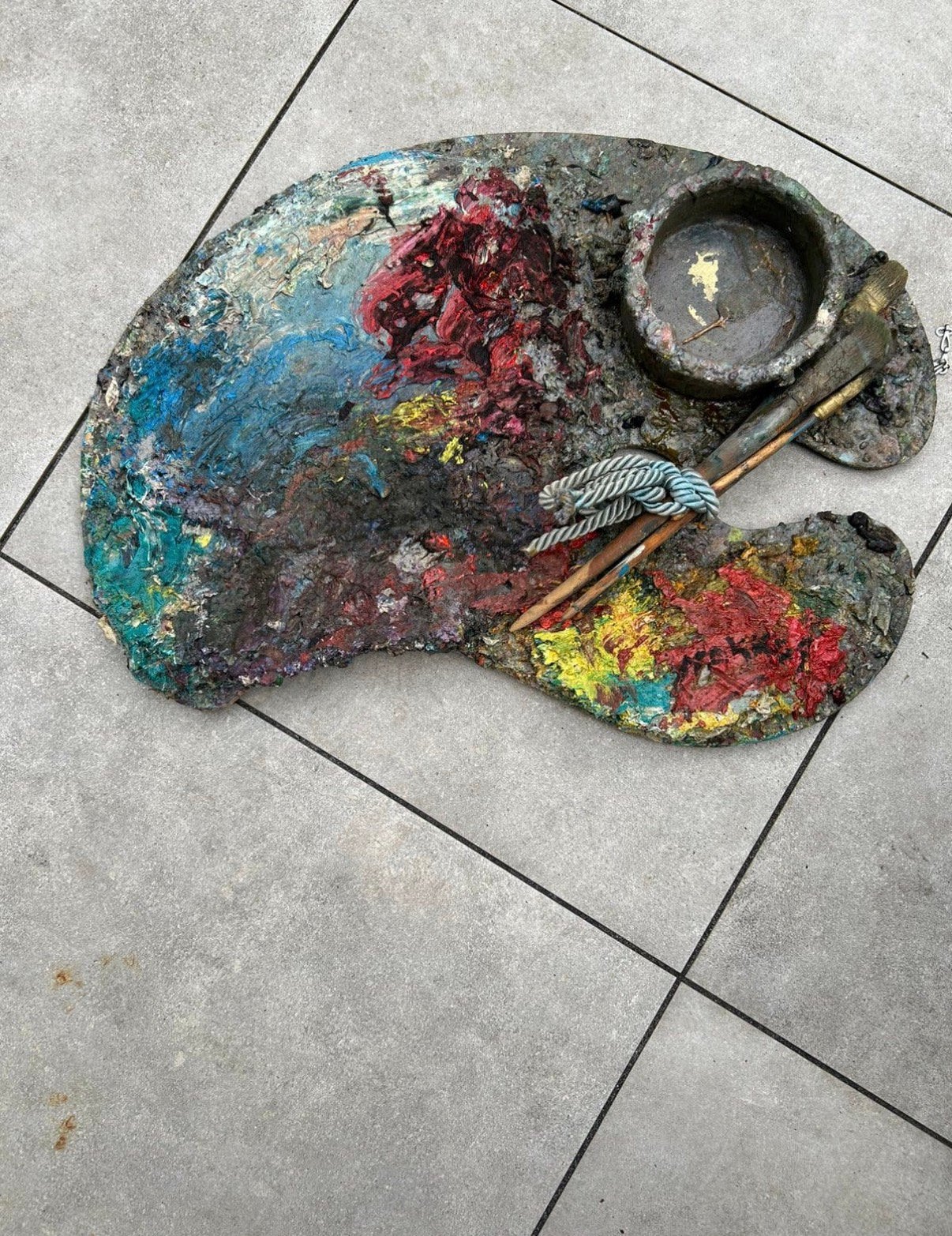 Jan makkes schilder pallet, Antiek en Kunst, Ophalen