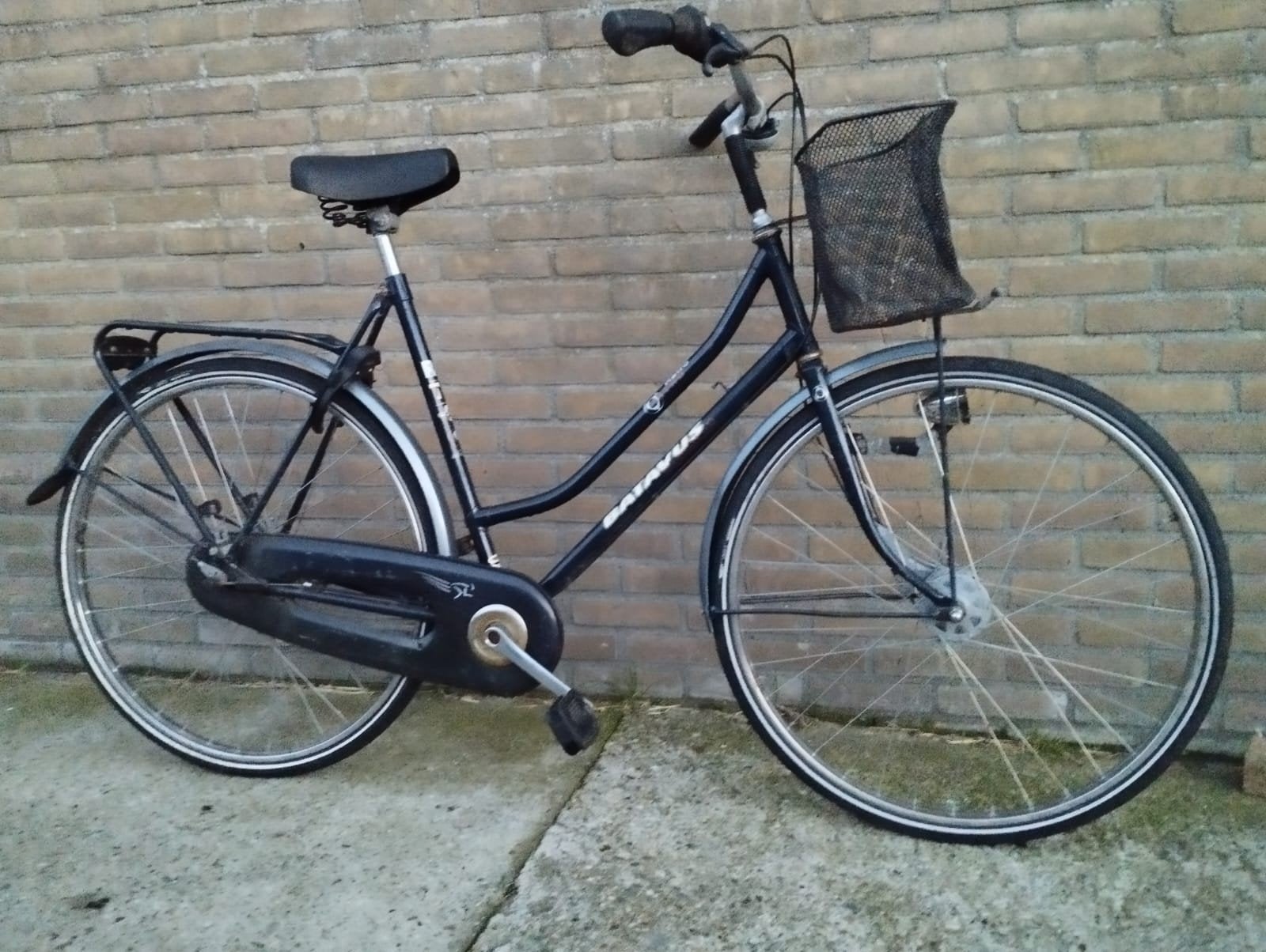 OMAFIETS DAMESFIETS RIJKLAAR VERSNELLING & HANDREMMEN, Fietsen en Brommers, 55 tot 59 cm, Ophalen