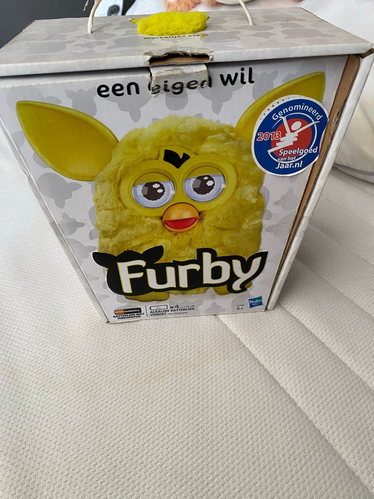 Gele Furby -in originele doos, Ophalen of Verzenden, Gebruikt, Jongen of Meisje