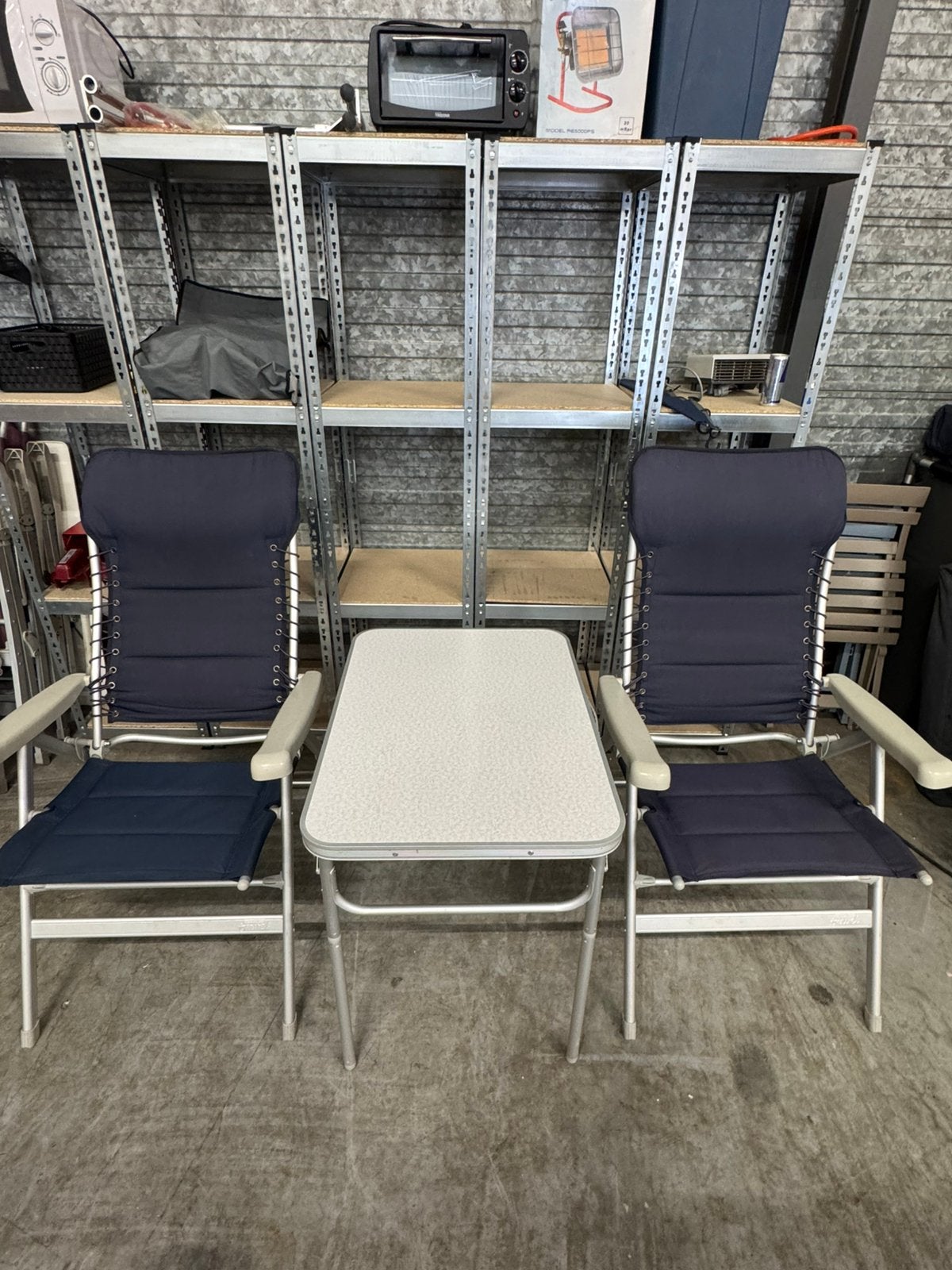 campart travel campingstoelen met tafeltje, Ophalen, Gebruikt, Campingstoel