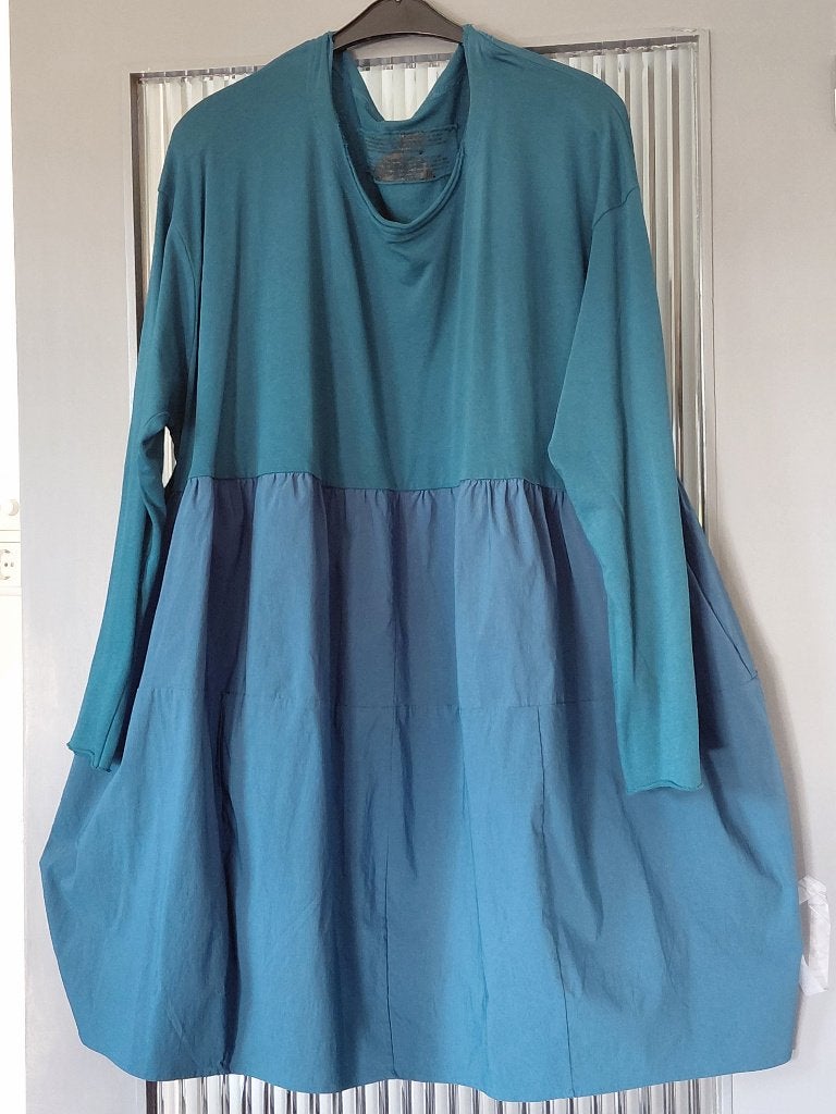 Nieuwe teal blauwe ballonjurk van Rundholz BL onesize, Kleding | Dames, Rundholz Black label, Jurk, Nieuw, Verzenden