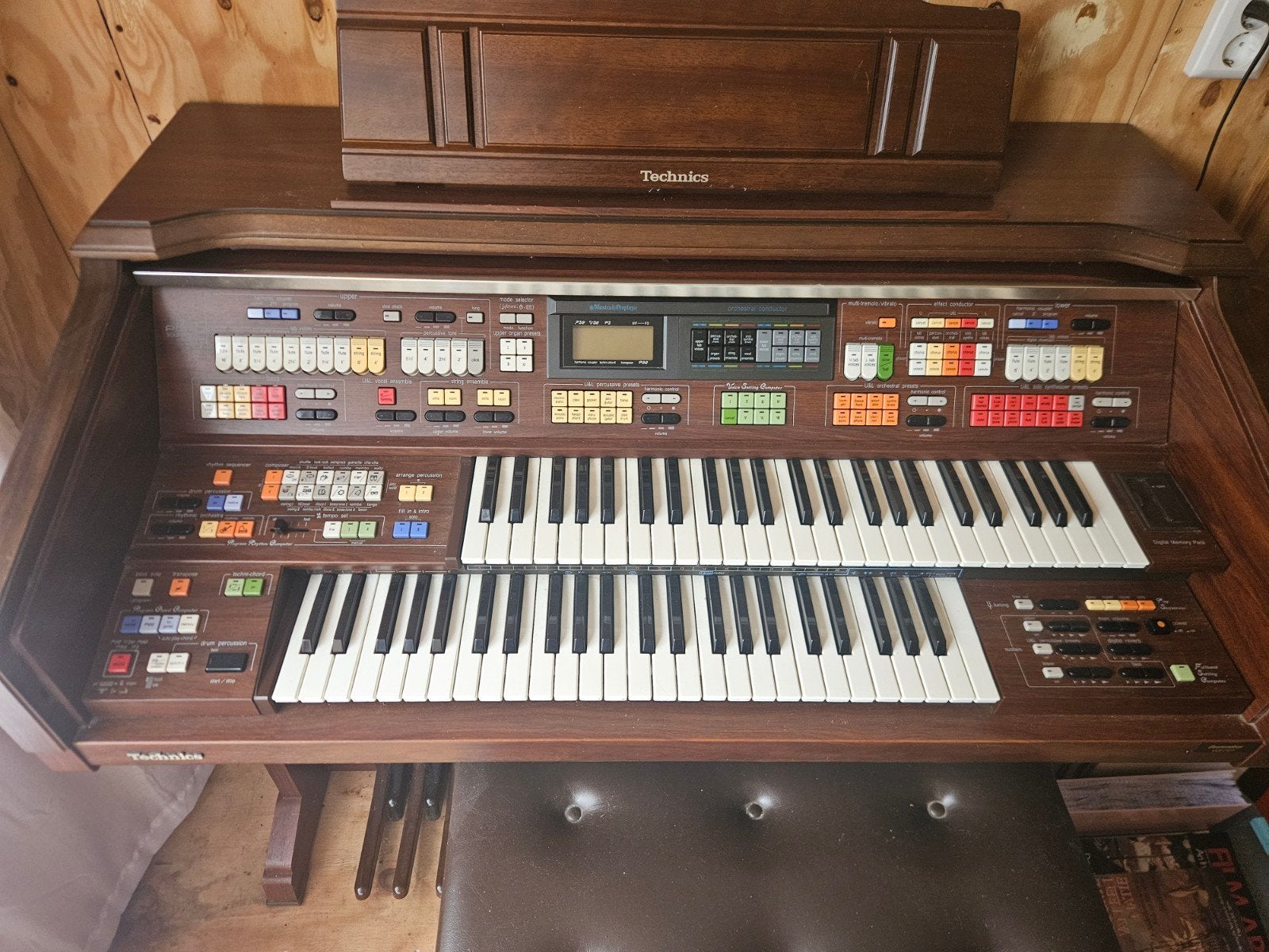 electronisch orgel Technics, Ophalen, Gebruikt, 2 klavieren, Orgel